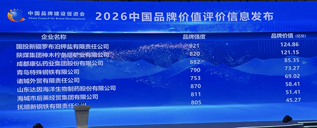 124.86亿元,“罗布泊”品牌价值增长再上新高度