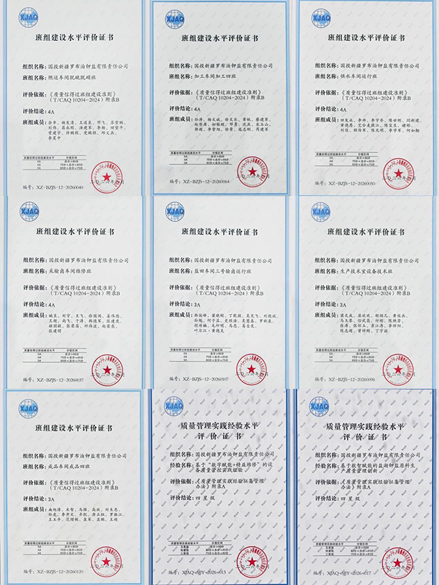 公司群众性质量管理活动成果再获自治区级荣誉